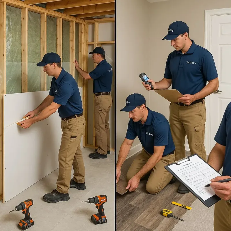 Repairs and Reconstruction process in Aransas Pass, TX